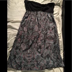 Element dress blk tube top top Flowy bottom